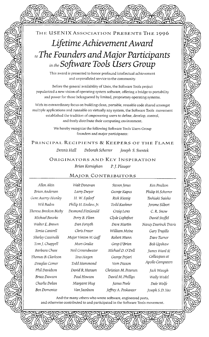 Lifetime Achievement Award